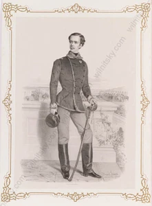 Eduard Kaiser (1820-1895) "Franz Josef I of Austria, Lithograph", 1850s - Picture 1 of 1