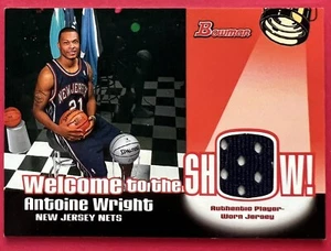 2005-06 Bowman Entwurf Welcome to the Show Relikte Antoine Wright #WSR-AW Rookie RC - Bild 1 von 2