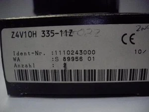 SCHMERSAL Z4V10H 335-02Z SAFETY LIMIT SWITCH NEW QUANTITY!! - Picture 1 of 3