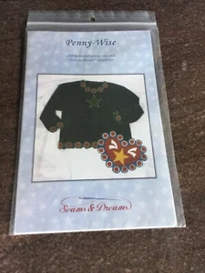 Gestepptes Penny-Teppichmuster mit Herz 13” x 18” plus Sweatshirt-Muster - Bild 1 von 2