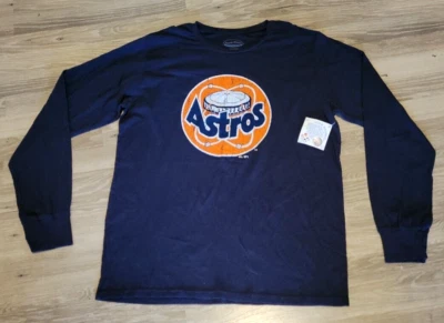 New Men's Majestic Threads 2XL Authentic MLB Houston Astros Long Sleeve Shirt - Image 1 of 4
