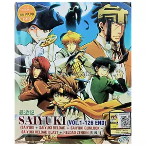 DVD Anime Saiyuki Complete Series Season 1-5 Vol.1-126 End English Dubbed - Imagen 1 de 14