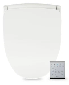 Bio Bidet Luxury Class Slim Two Bidet Toilet Seat Elongated White New - Picture 1 of 11
