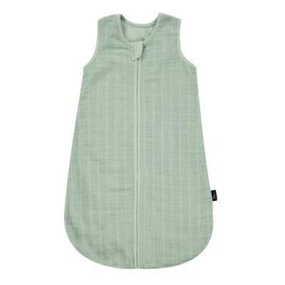 Alvi Mull Schlafsack Leicht, Frühjahr & Sommer uni granite grün 70 cm TOP
