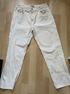 ONLY Emily Highwaist Jeans Creme 42/44 W33 Top - Bild 1 von 9