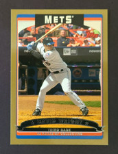 2006 Topps David Wright #16 Gold Parallel Serial# 269/2006 New York Mets