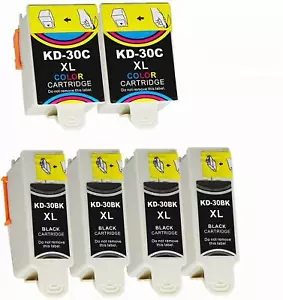 Compatible with Kodak 30 30XL ESP C315 C310 Ink Cartridges 6 Combo Pack - Picture 1 of 4