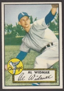 Topps Baseball 1952 # 133 Al Widmar INV 4113 - Imagen 1 de 2