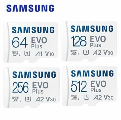 SAMSUNG EVO PLUS 64GB 128GB 256GB 512GB Micro SD Memory Card C10 A2 160MB/s UK - Image 1 of 4
