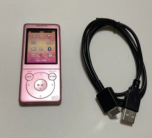 Reproductor de música portátil Sony Walkman NW-S774 6,71 GB rosa claro probado en idioma JP - Imagen 1 de 10