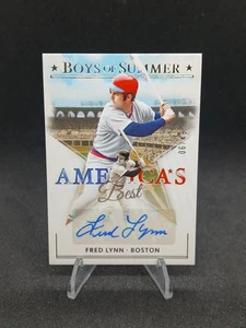 FRED LYNN 2024 BOYS OF SUMMER AMERICA'S BEST AUTOGRAFO AUTO /49 Q4060 - Foto 1 di 6
