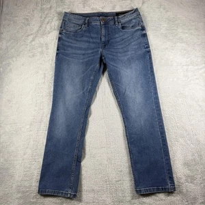 The Perfect Jean NYC Jeans Mens 33x29 Blue Slim Fit Justin Pants Stretch Casual - Picture 1 of 16
