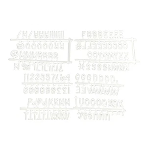 ✈25cm*25cm Message Plastic Letter Board Sign Changeable Letters Numbers Room - Picture 1 of 12