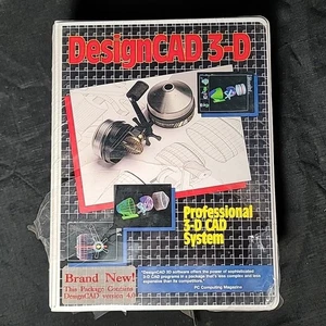 DesignCAD 3-D Version 4.0 3.5" Floppy Disk IBM PC XT AT PS/2 Educational Copy - Picture 1 of 10