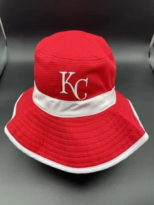 Kansas City Royals SGA Nebraska Cornhuskers rojo/blanco marca compartida sombrero de cubo 2019 - Imagen 1 de 5