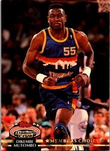 1992-93 Stadium Club #196 Dikembe Mutombo Members Only - Picture 1 of 2