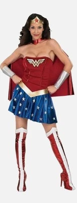 Secret Wishes Wonder Woman DC Comics Adult Womens Costume X-Small          B2058 - Image 1 of 4