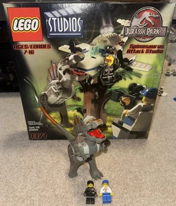 LEGO Studios: Spinosaurus Attack (1371) READ! Box, Dinosaur And Minifigures - Picture 1 of 6