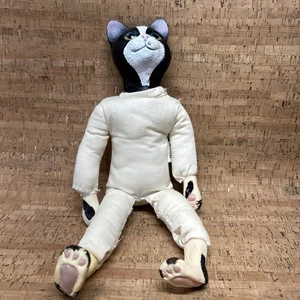 Vintage Just For Keeps klassische Tierpuppe Katze 14 Zoll groß - Bild 1 von 6