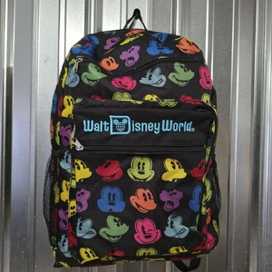 Zaino Walt Disney World Park esclusivo TOPOLINO borsa libro multicolore - Foto 1 di 8