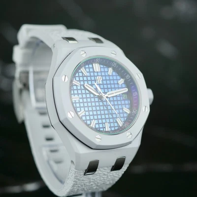 Audemars Piguet 77605CB.OO.A422CR.01 Royal Oak Offshore 37mm White Ceramic NEW - Image 1 of 4