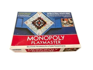 Vintage 1982 Monopoly Playmaster Electronic Board Game No. 3900 - Tested Works - Picture 1 of 3