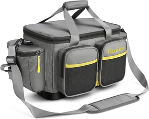Borsa per Attrezzatura Da Pesca Poliestere Resistente All'Acqua Con Tracolla Imb - Foto 1 di 12