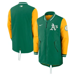 Nike Oakland Athletics Mens Authentic Collection Dugout Performance Jacket Sz LG - Picture 1 of 8