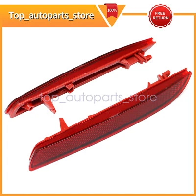 2Pcs FIT Honda Insight EX LX 2010-11 Acura TSX 2011-2014 Rear Bumper Reflector - Image 1 of 4