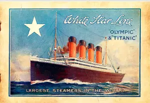 Titanic Mini Book Tragedy Worlds Largest Liner Steam Ships London New York Retro - Picture 1 of 19