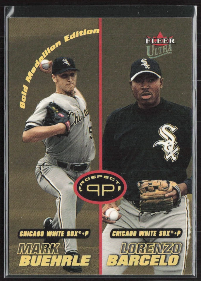 2001 Ultra #246G Mark Buehrle Lorenzo Barcelo Gold Medallion - Image 1 of 2
