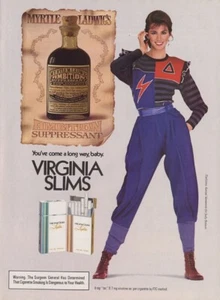 Virginia Slims Kansai Yamamoto 1982 cigarrillo anuncio de revista de 1 página - Imagen 1 de 1