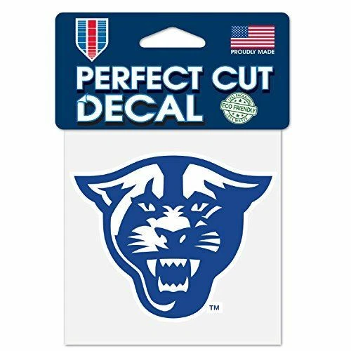 Georgia State University GSU Panthers Perfect Cut Decal 4" x 4" Mascot - Image 1 of 1
