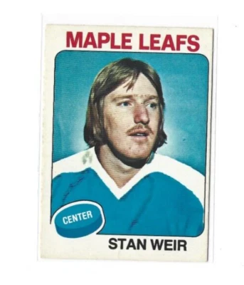 1975-76 O-Pee-Chee #132 Stan Weir VG - Image 1 of 2
