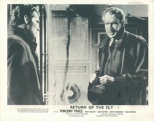 Volver De La Fly Original Británico Lobby Card Vincent Precio Brett Halsey