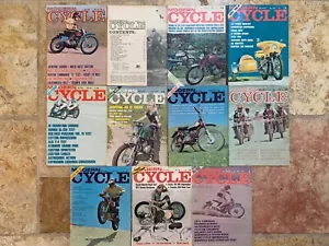 Lot of 11 Issues 1970 Modern Cycle Magazine Vintage Motocross TT FLATTRACK AHRMA - Picture 1 of 3