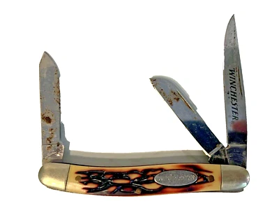 Navaja de bolsillo Winchester de 3 hojas Stockman Foto 1 de 2