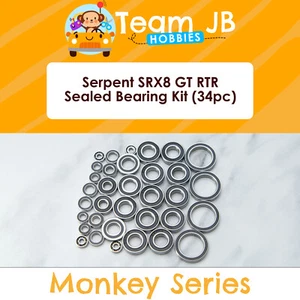 Serpent SRX8 GT RTR - 34 Pcs Rubber Sealed Bearings Kit - Picture 1 of 2