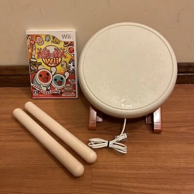 Official Taiko no Tatsujin Drum Controller for Nintendo Wii & Japan NTSC-J Game - Image 1 of 4
