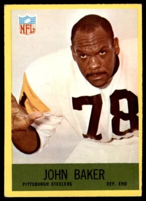 1967 PHILADELPHIA JOHN BAKER PITTSBURGH STEELERS #147 - Image 1 of 2