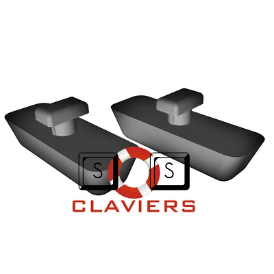 Microsoft Wireless Comfort Tastatur 5000 Ersatz Neigbares Bein Ständer Fuß Set - Bild 1 von 4