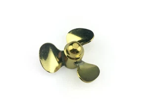 RC Boat Propeller, Model Boat Brass 3 blade M4 Boat Propellers - Picture 1 of 1