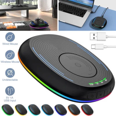 Mouse Jiggler Undetectable Mouse Mover Device UK with Timer ON/Off Switch Silent - image 1 of 4