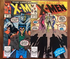 UNCANNY X-MEN # 244 and 245 - FN/VF - First JUBILEE - Picture 1 of 2