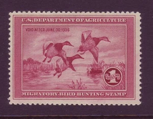 RW2 ( $1 Duck ) - PO FRESH BEAUTY - MNH - RARE as SUCH !! - Picture 1 of 1
