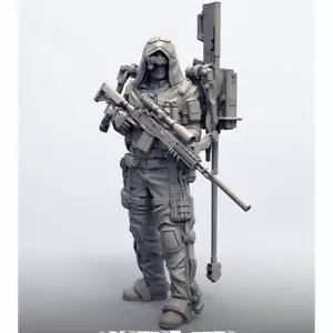 1/35 statuetta in resina modello moderno Future Soldier non assemblata non verniciata - Foto 1 di 5