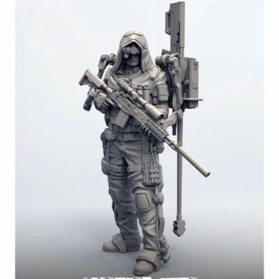 1/35 resin figure model modern Future Soldier unassembled unpainted - Image 1 of 4