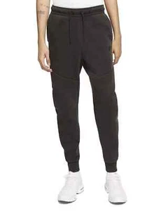 NEW Nike Tech Fleece Black Washed Slim Fit Jogger Pants Men's CZ9918-010 Sz 2XL - Picture 1 of 5