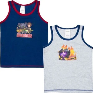 Chalecos de algodón para niños How to Train Your Dragon 2 piezas Ropa interior Edad 3-6 años - Imagen 1 de 3