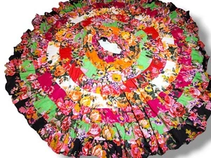 BOHO Maxi Skirt Olivia & Grace Patchwork Flowy Festival Artsy Size Small - Picture 1 of 6